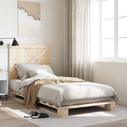 Bed Frame | Natural Wood | Solid pinewood | Single | Durable | Bed Frame