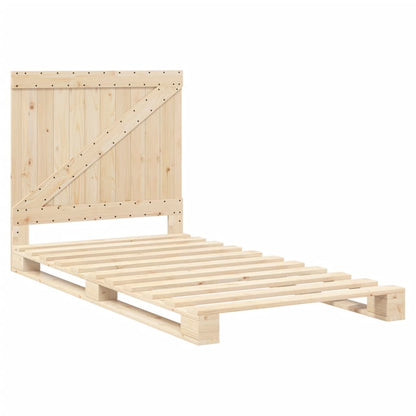 Bed Frame | Natural Wood | Solid Pine Wood | Single | Durable | Bed Frame