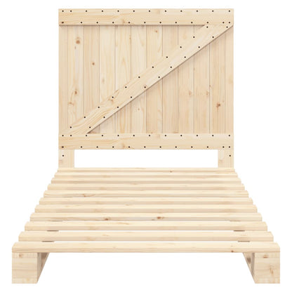 Bed Frame | Natural Wood | Solid Pine Wood | Single | Durable | Bed Frame