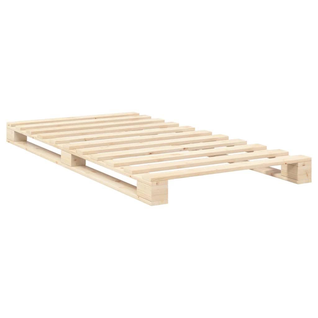 Bed Frame | Natural Wood | Solid Pine Wood | Single | Durable | Bed Frame