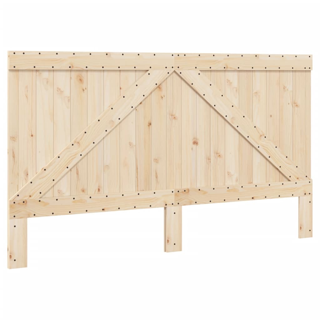 Bed Frame | Natural Wood | Solid Pine | Double | Durable | Rectangular