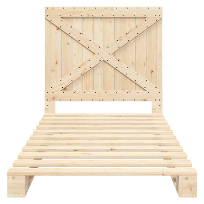 Bed Frame | Natural Pine | Solid pine wood | Single | Durable | Bed Frame