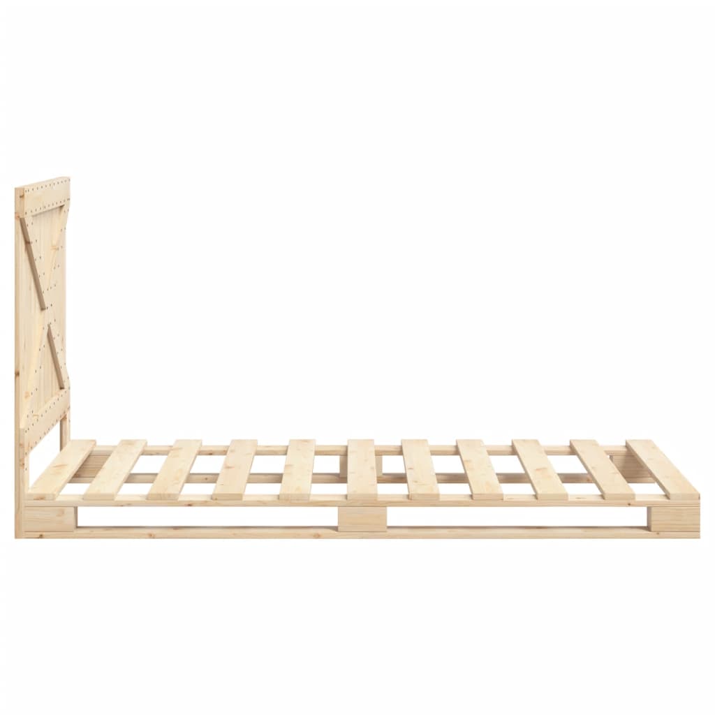 Bed Frame | Natural Pine | Solid pine wood | Single | Durable | Bed Frame
