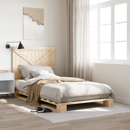 Bed Frame | Natural Pine | Solid pine wood | Single | Durable | Bed Frame