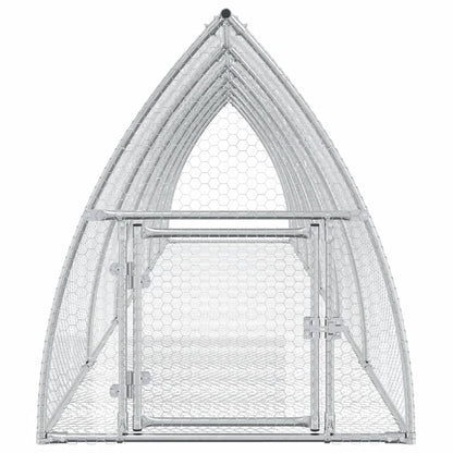 Rabbit Hutch Silver 105x600x120 cm Galvanised Steel