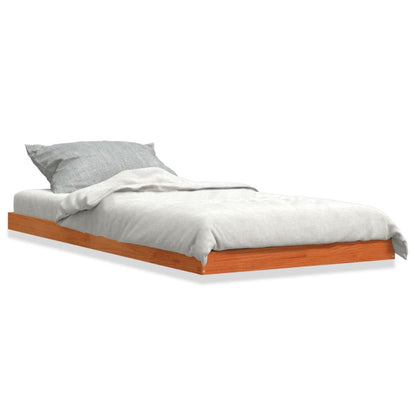 Bed Frame | Wax brown | Solid Pine Wood | Single | Tough | Bed Frame
