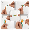 Tent Guy Ropes with Spanners Reflective 8 pcs 4 m 4 mm