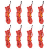 Tent Guy Ropes with Spanners Reflective 8 pcs 4 m 4 mm