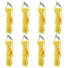Tent Guy Ropes with Spanners Reflective 8 pcs 4 m 4 mm