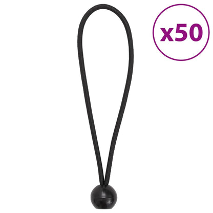 Bungee Cords with Balls 50 pcs 21 x 0,5 cm