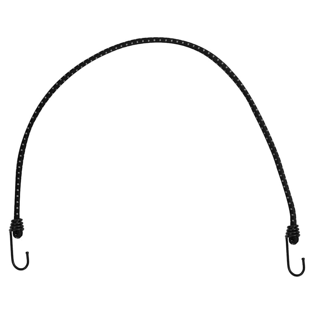 Bungee Cords with Reflective Strips and Hooks 25 pcs 88 cm