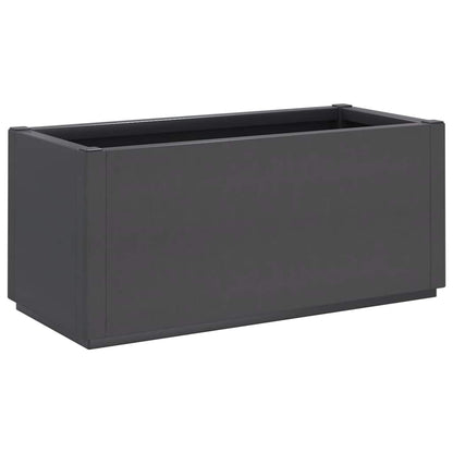 Garden Planter Dark Grey 80x36x35 cm PP