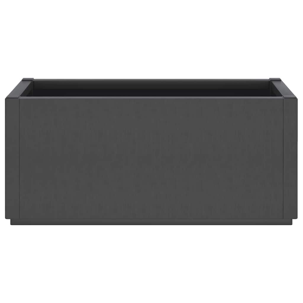Garden Planter Dark Grey 80x36x35 cm PP