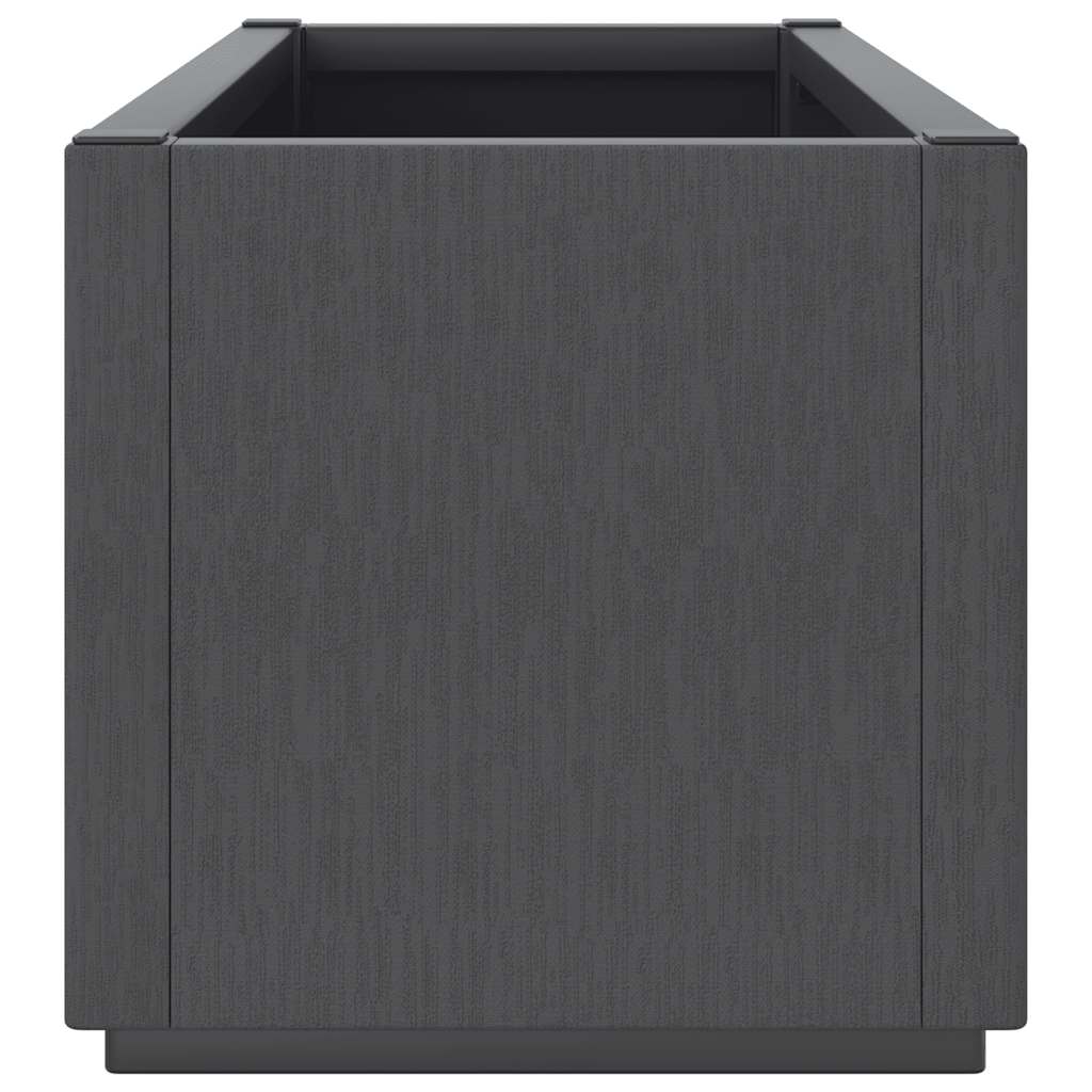 Garden Planter Dark Grey 80x36x35 cm PP