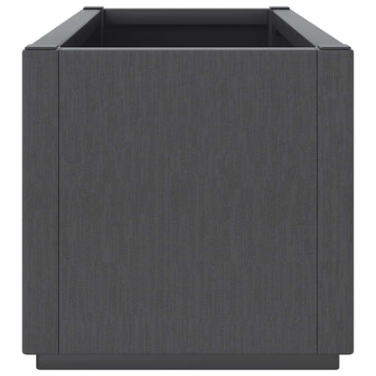 Garden Planter Dark Grey 80x36x35 cm PP