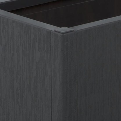 Garden Planter with Trellis Dark Gray 31.5"x14.2"x55.1" PP
