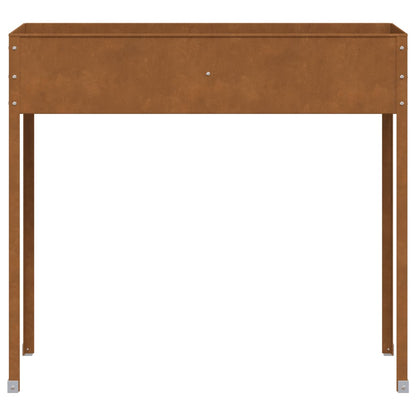 Garden Planter 100.5x40.5x90 cm Weathering Steel