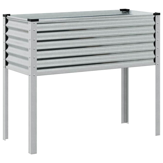 Garden Planter 100x45x90 cm Galvanised Steel