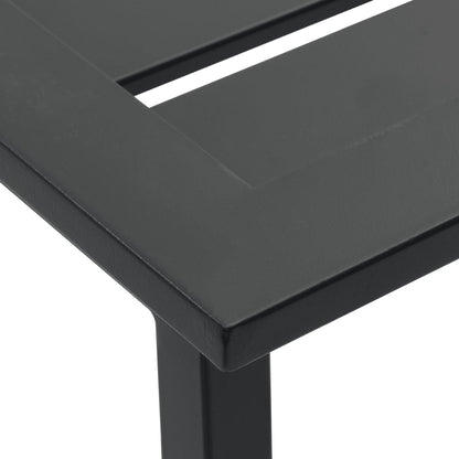Bar Stools 2 pcs Black 38x38x80 cm Powder-coated Steel
