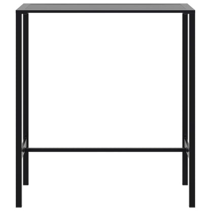 Bar Table Black 100x50x110 cm Powder-coated Steel
