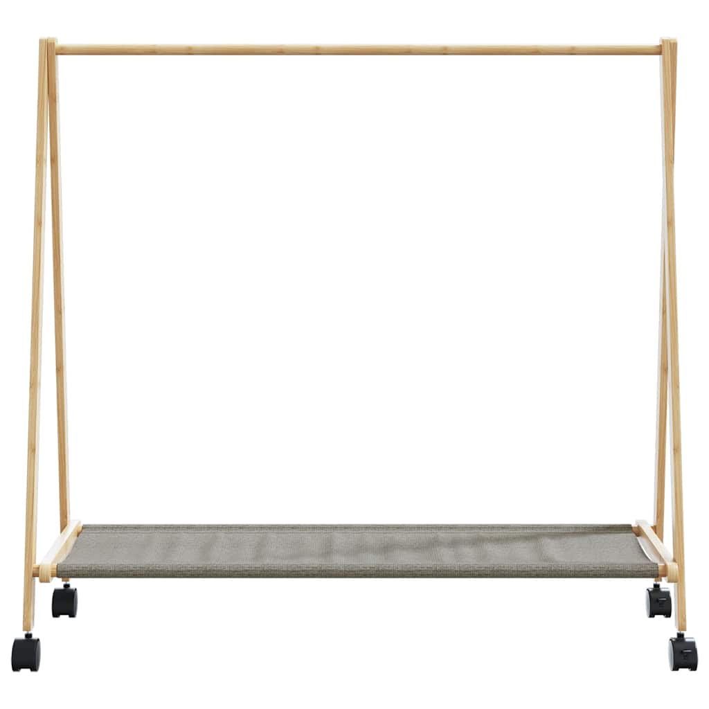 Clothes Rack | Bamboo | Varnished Finish | 106 x 34 x 106.5 cm | Foldable
