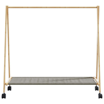 Clothes Rack | Bamboo | Varnished Finish | 106 x 34 x 106.5 cm | Foldable