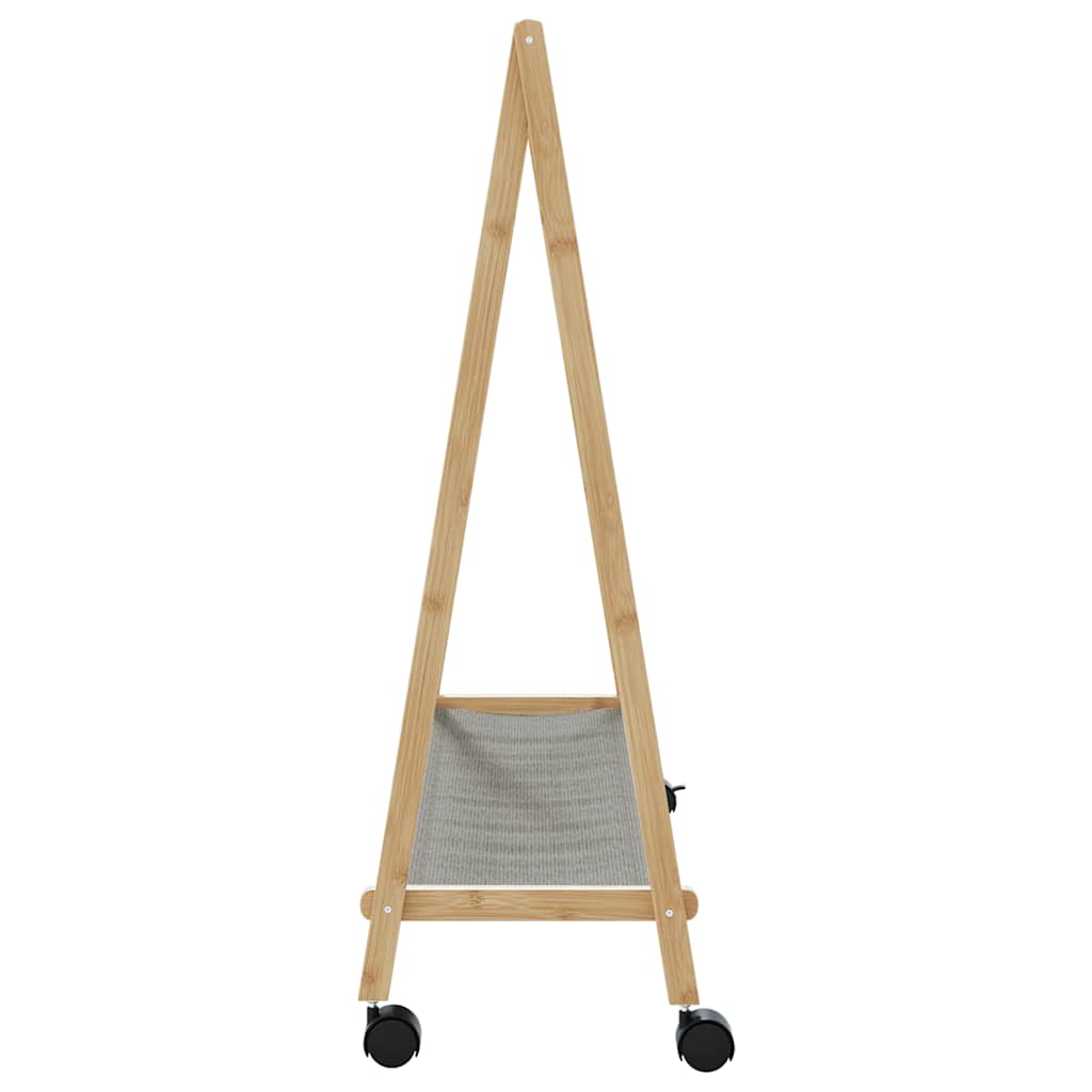 Clothes Rack | Bamboo | Varnished Finish | 106 x 34 x 106.5 cm | Foldable