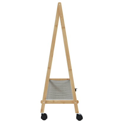 Clothes Rack | Bamboo | Varnished Finish | 106 x 34 x 106.5 cm | Foldable