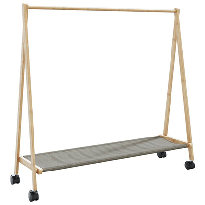 Clothes Rack | Bamboo | Varnished Finish | 106 x 34 x 106.5 cm | Foldable