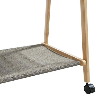 Clothes Rack | Bamboo | Varnished Finish | 106 x 34 x 106.5 cm | Foldable
