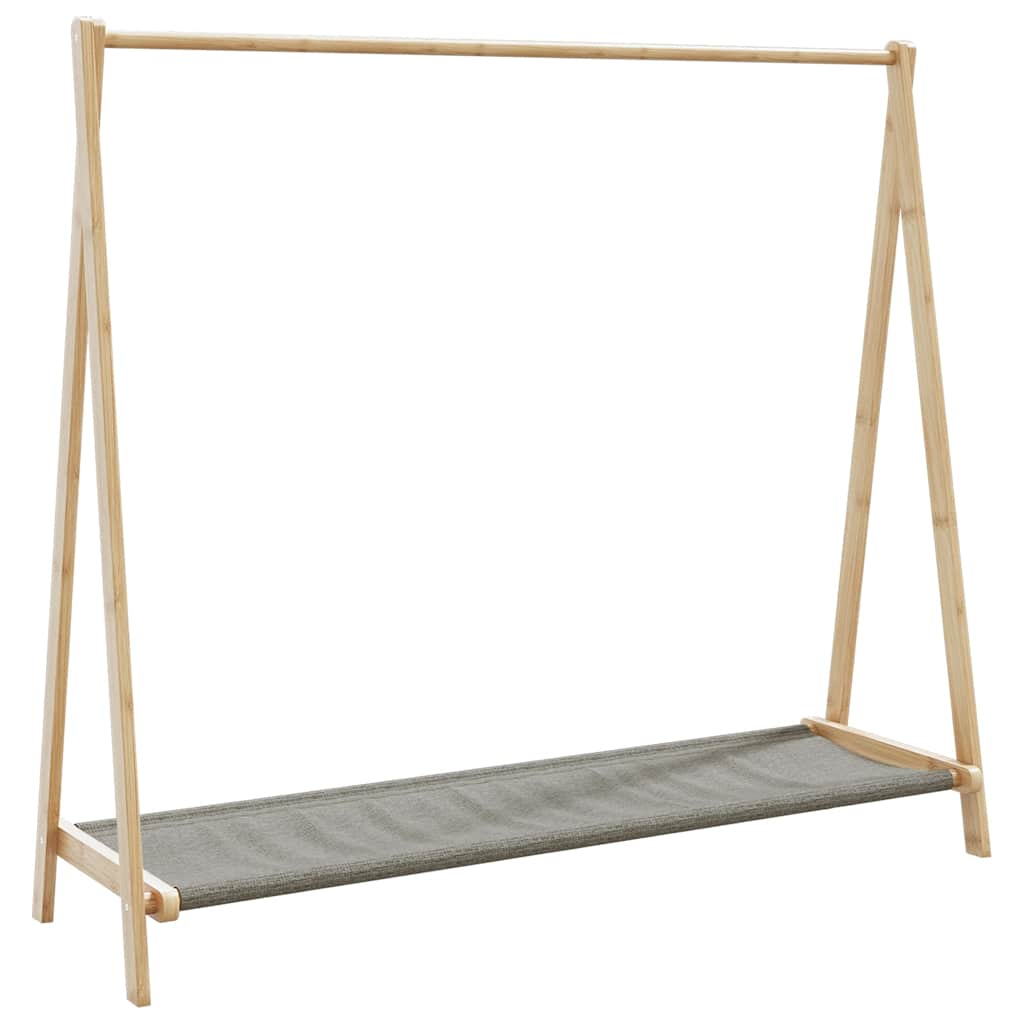 Clothes Rack with Shelves 41.7"x13.4"x40.2" Bamboo