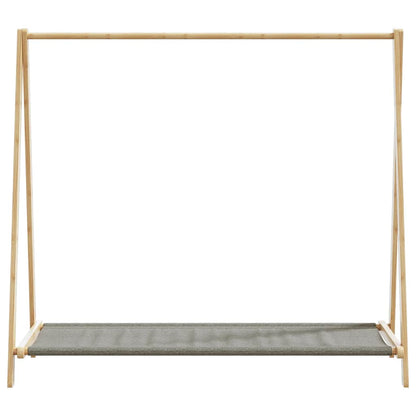 Clothes Rack with Shelves 41.7"x13.4"x40.2" Bamboo
