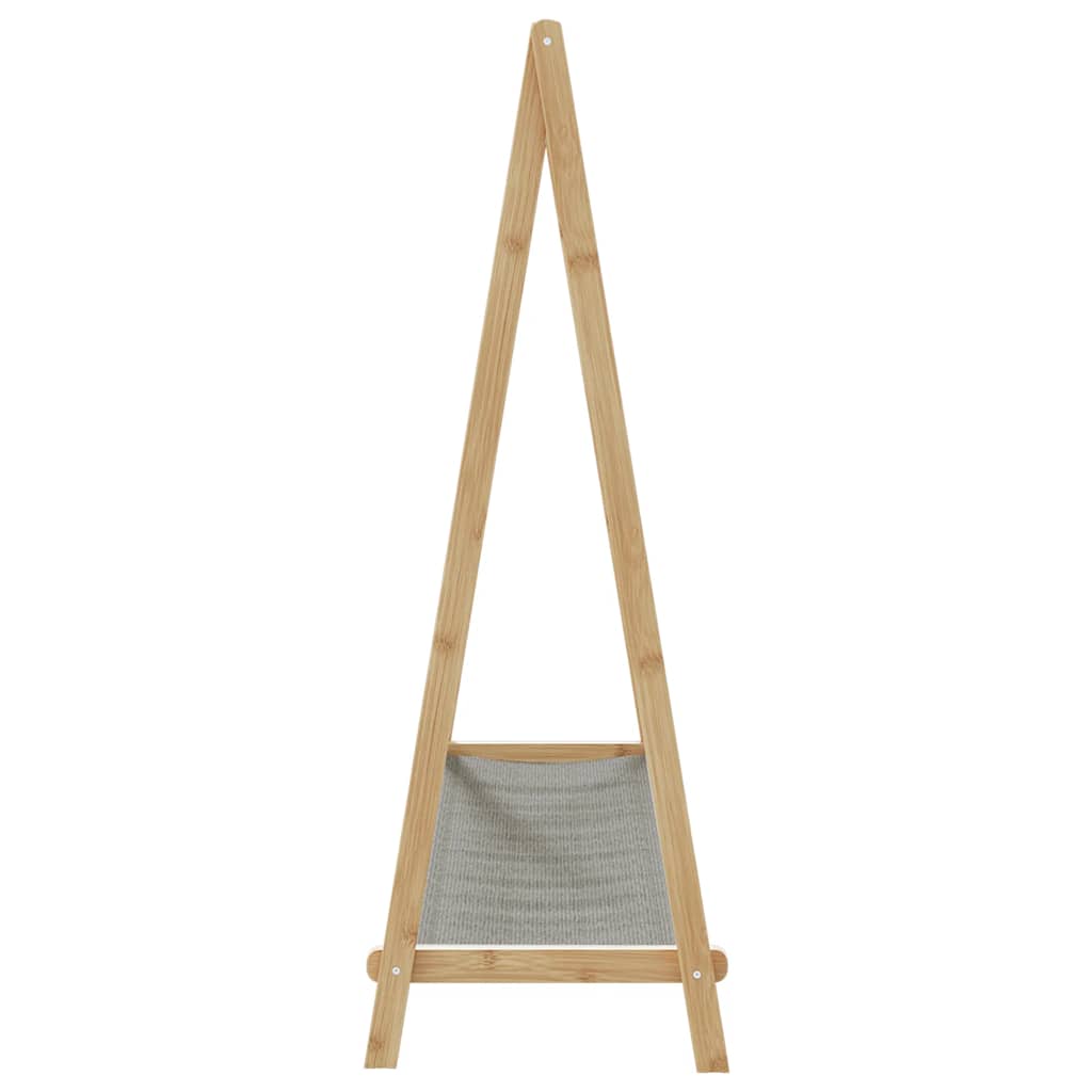 Clothes Rack with Shelves 41.7"x13.4"x40.2" Bamboo
