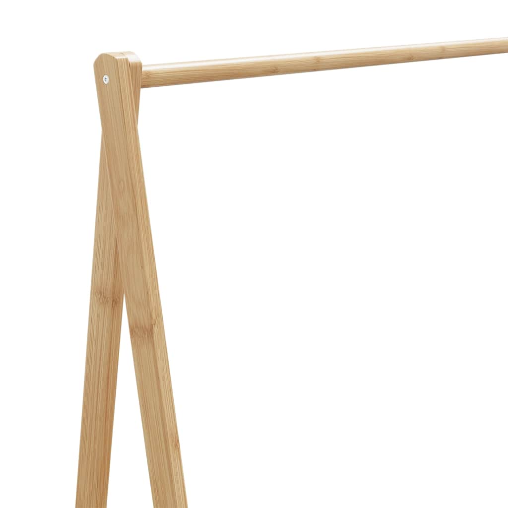 Clothes Rack with Shelves 41.7"x13.4"x40.2" Bamboo