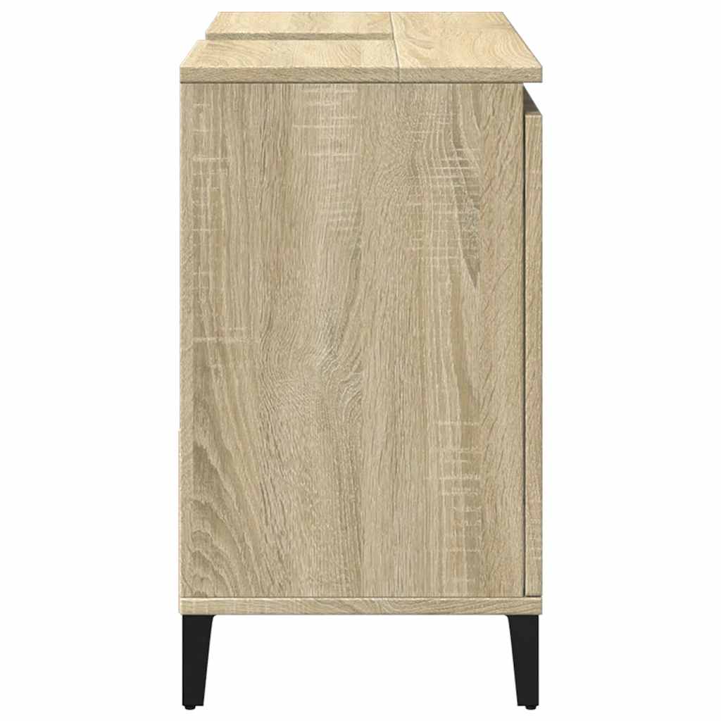 Bathroom Cabinet | Sonoma oak | Engineered wood, metal | Medium