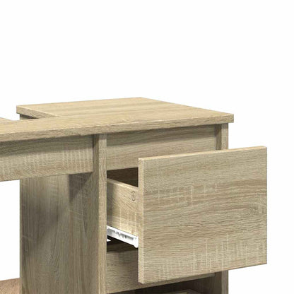 Bathroom Cabinet | Sonoma oak | Engineered wood, metal | Medium