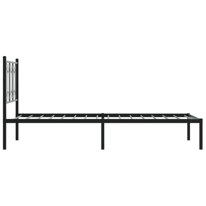 Bed Frame | Black | Steel | Single | Bed Frame | Rectangular | Modern