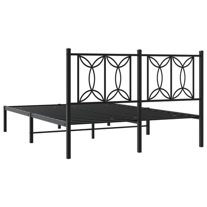 Bed Frame | Black | Steel | Double | Bed Frame | Rectangular | Modern