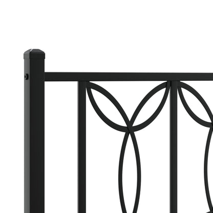 Bed Frame | Black | Steel | Double | Bed Frame | Rectangular | Modern