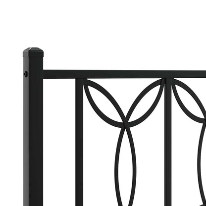 Metal Replace Headboard Black 107 cm