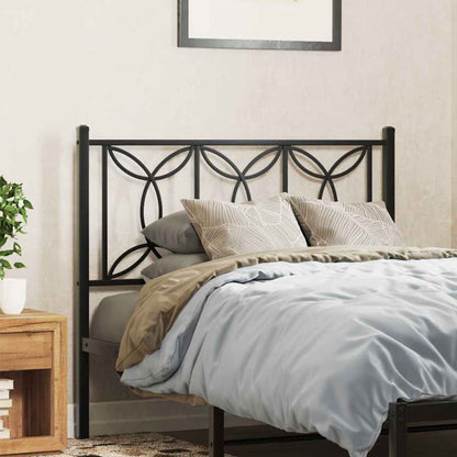 Metal Replace Headboard Black 107 cm