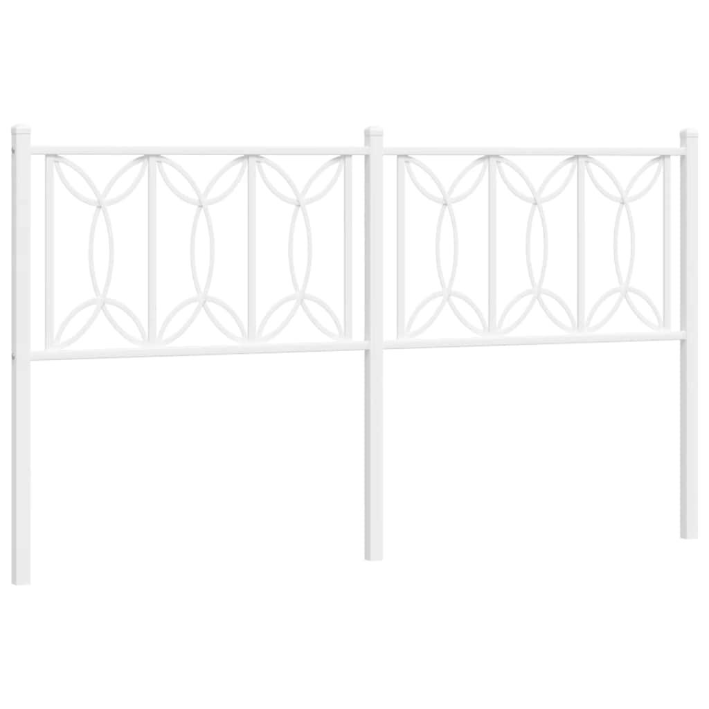 Metal Replace Headboard White 150 cm