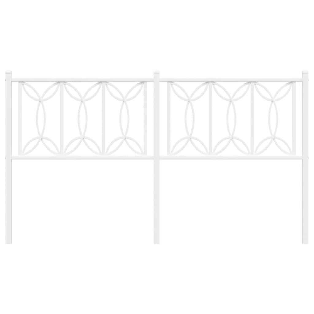 Metal Replace Headboard White 150 cm