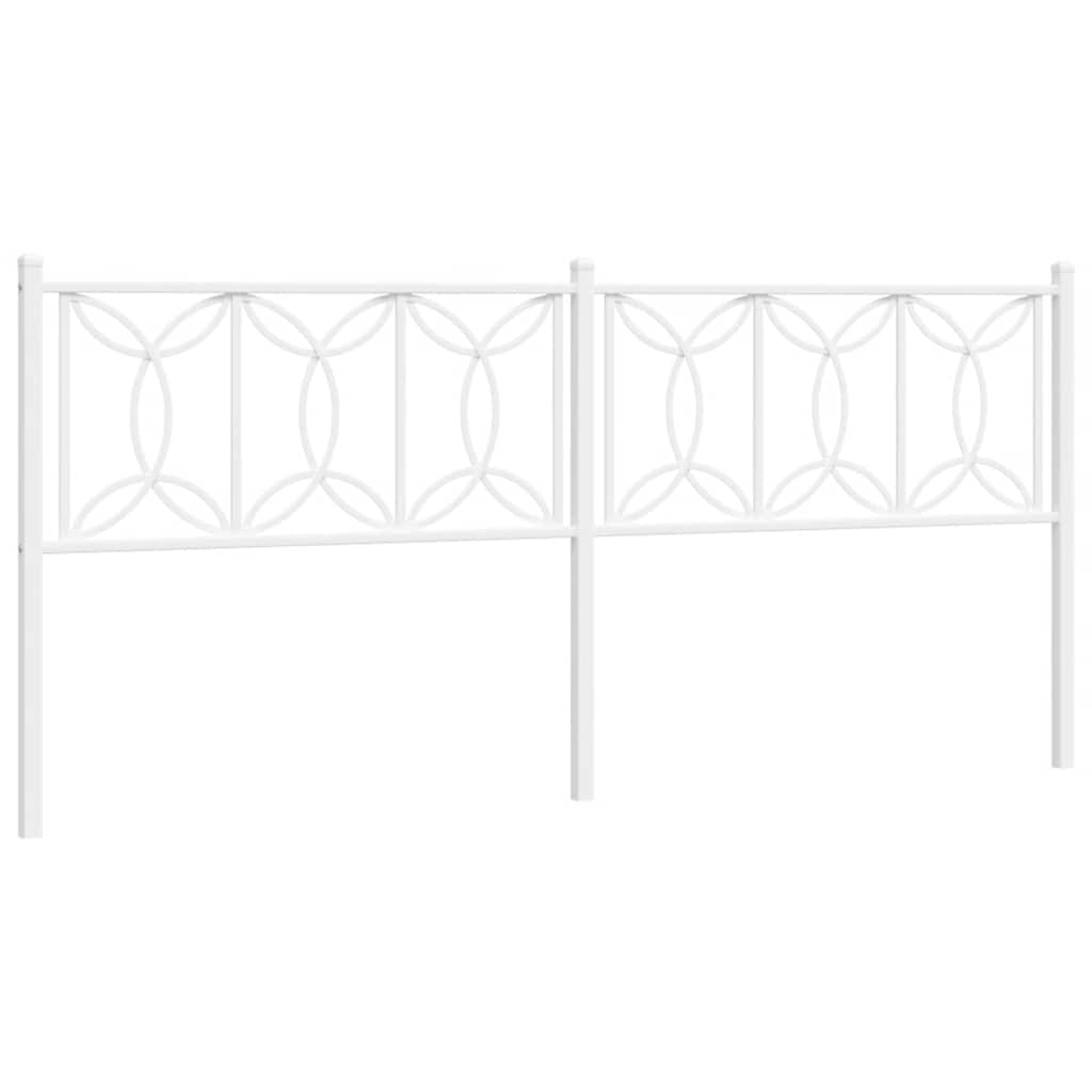Metal Replace Headboard White 200 cm