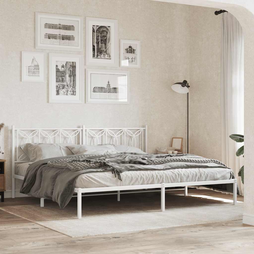 Metal Replace Headboard White 200 cm