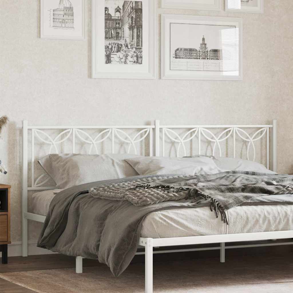 Metal Replace Headboard White 200 cm