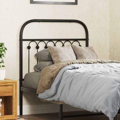 Metal Replace Headboard Black 75 cm
