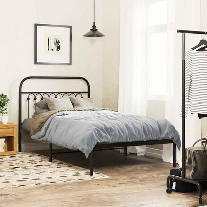 Metal Replace Headboard Black 100 cm