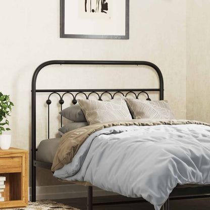 Metal Replace Headboard Black 100 cm