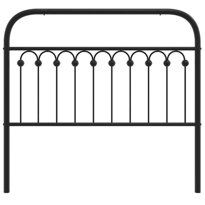 Metal Replace Headboard Black 107 cm